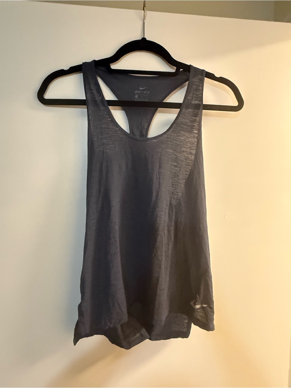 Nike Women’s Dri-FIT Racerback Tank Top - Dark Blue